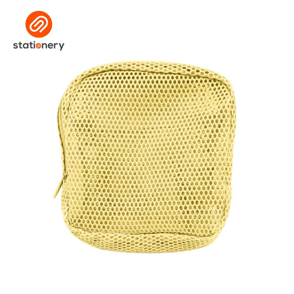 Explore Net Mesh Cloth Square Pouch - 14x6x15cm-6