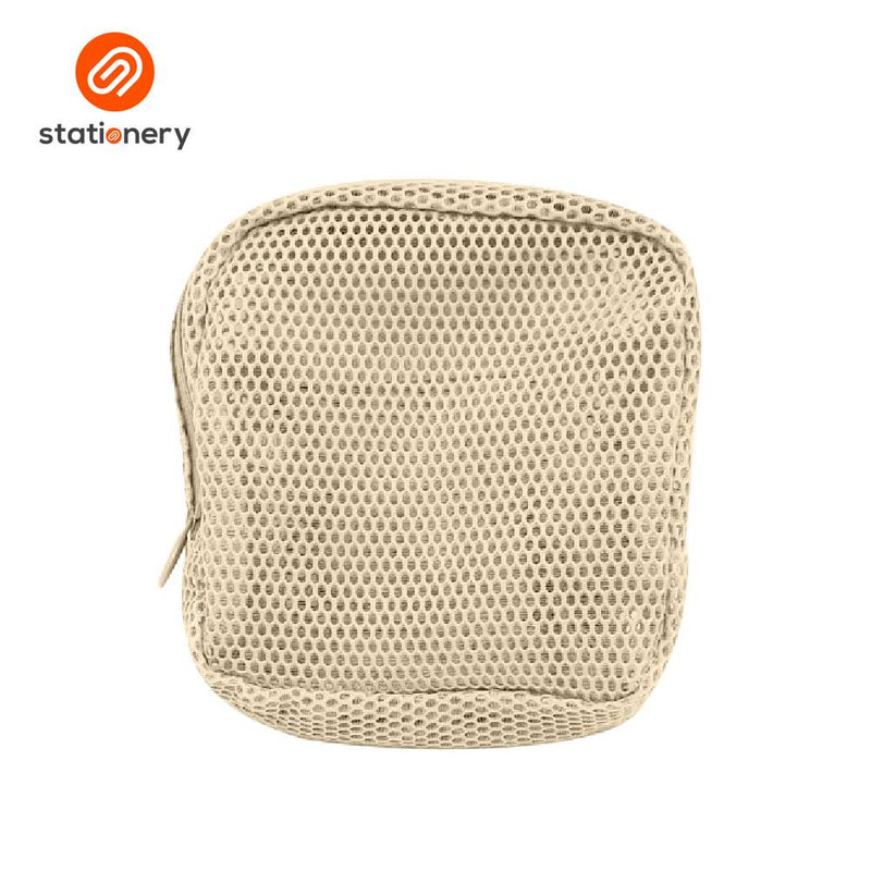 Explore Net Mesh Cloth Square Pouch - 14x6x15cm-zoom-