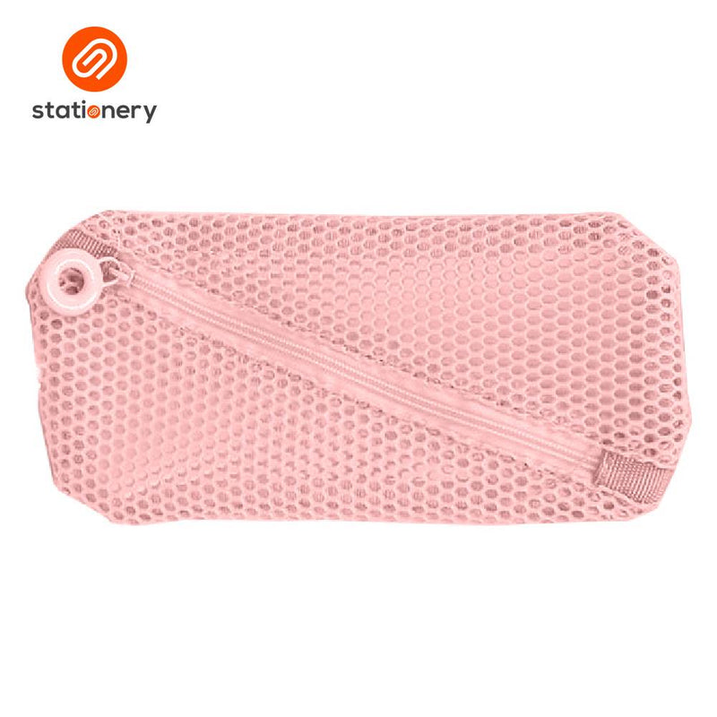 Explore Net Mesh Cloth Rectangle Pouch - 19x9cm-zoom-