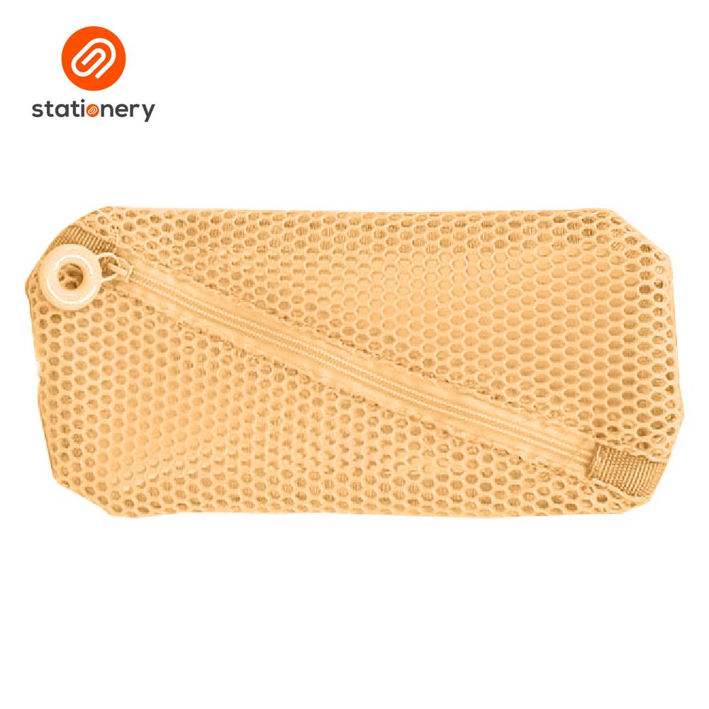 Explore Net Mesh Cloth Rectangle Pouch - 19x9cm-zoom-6