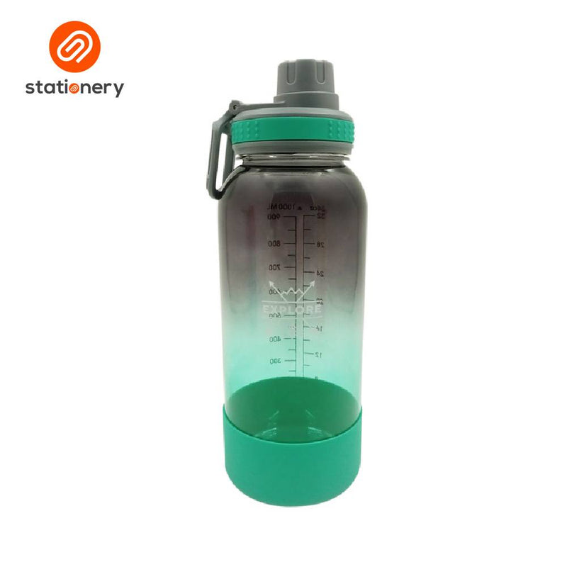 Explore Plastic Water Bottle Ombre - 1 Liter-zoom-