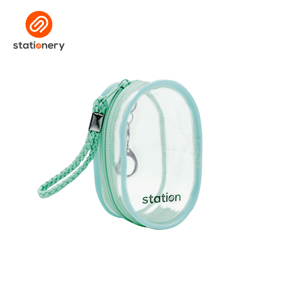 Clear Mini Oblong Mesh Pouch with Colored Piping - 10x6x4cm-zoom-7