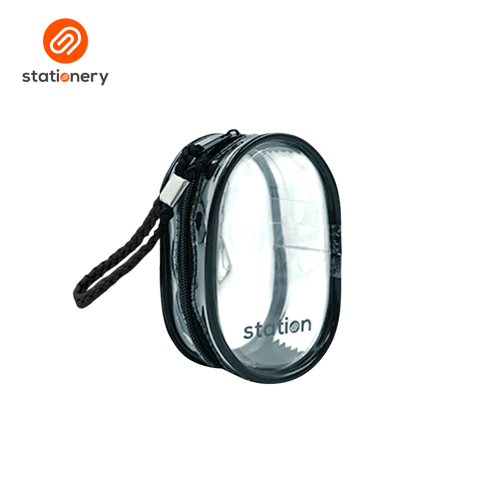 Clear Mini Oblong Mesh Pouch with Colored Piping - 10x6x4cm-zoom-15