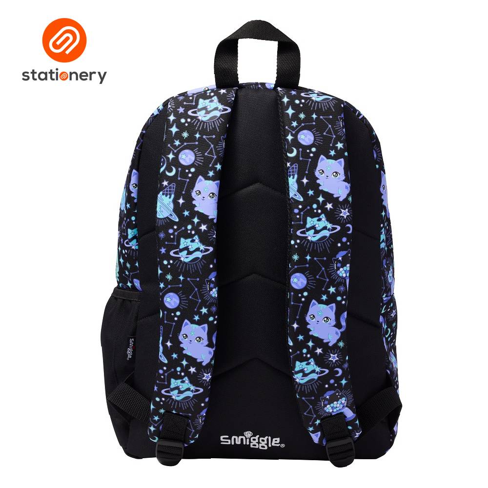 Smiggle Rush Classic Lite Backpack - Black-zoom-4