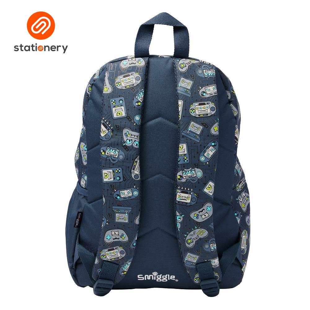 Smiggle Rush Classic Lite Backpack - Grey-zoom-2