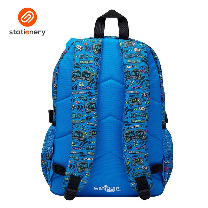 Smiggle Eclipse Classic Backpack - Mid Blue-zoom-