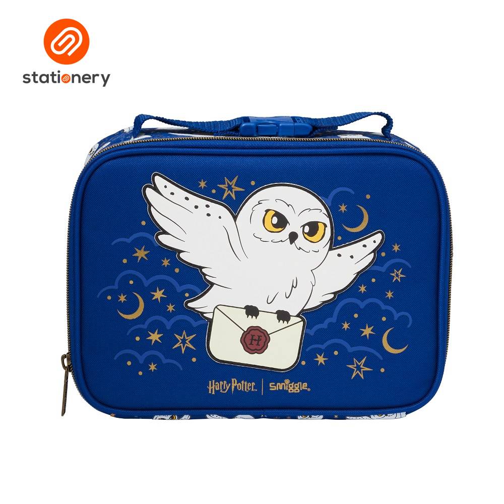 Smiggle Hedwig Square Lunchbox - Navy