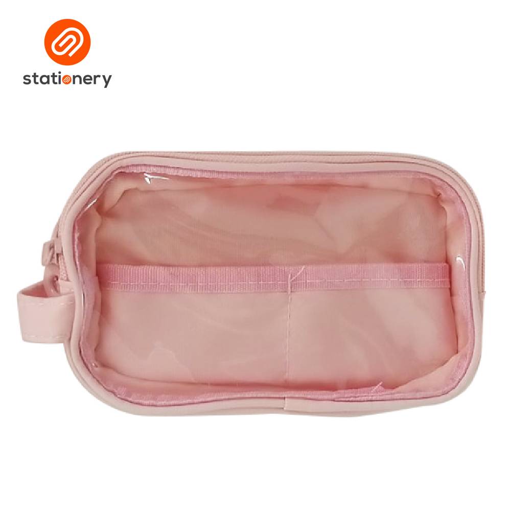Explore Double Zipper PVC Pouch - 19x6x12cm