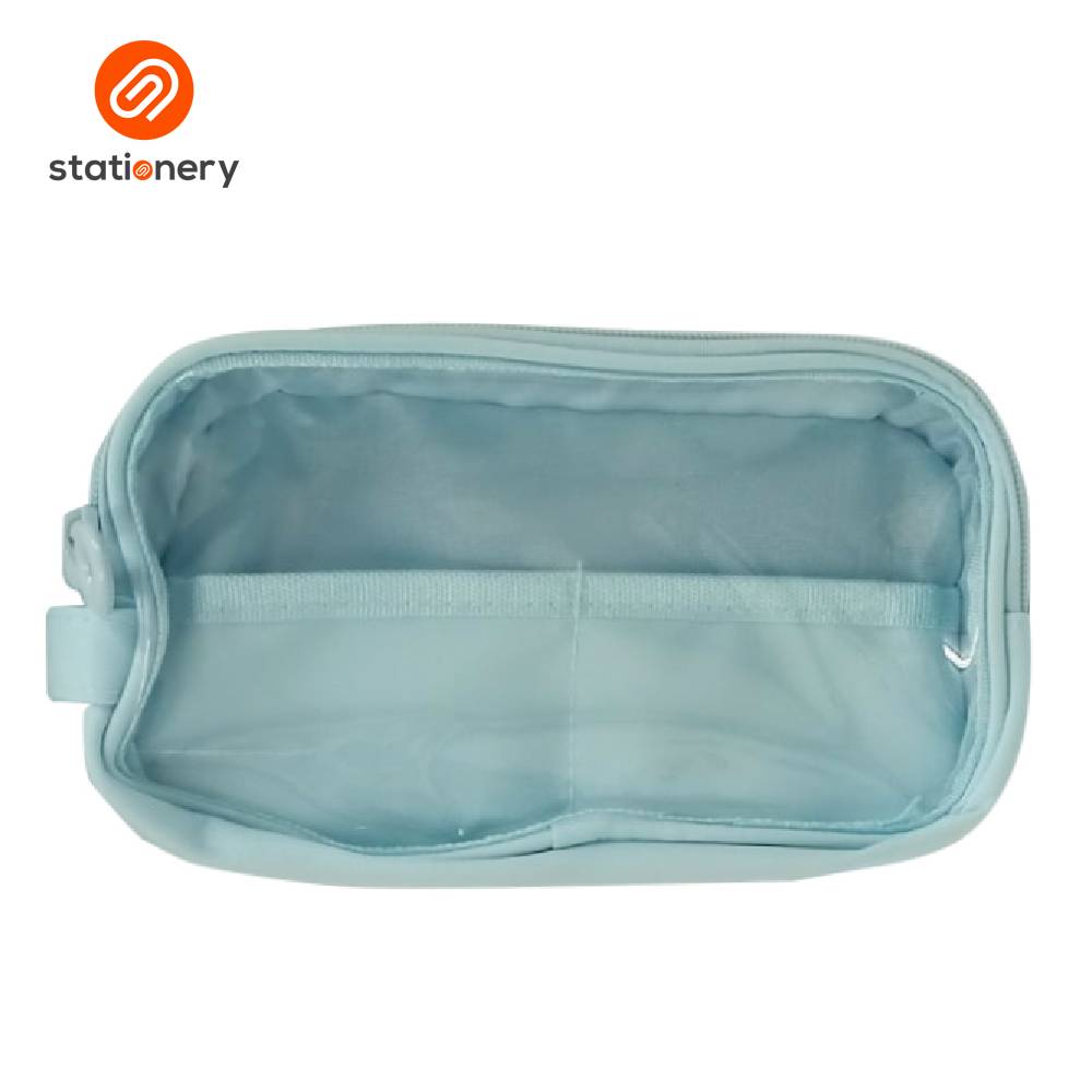 Explore Double Zipper PVC Pouch - 19x6x12cm-zoom-3