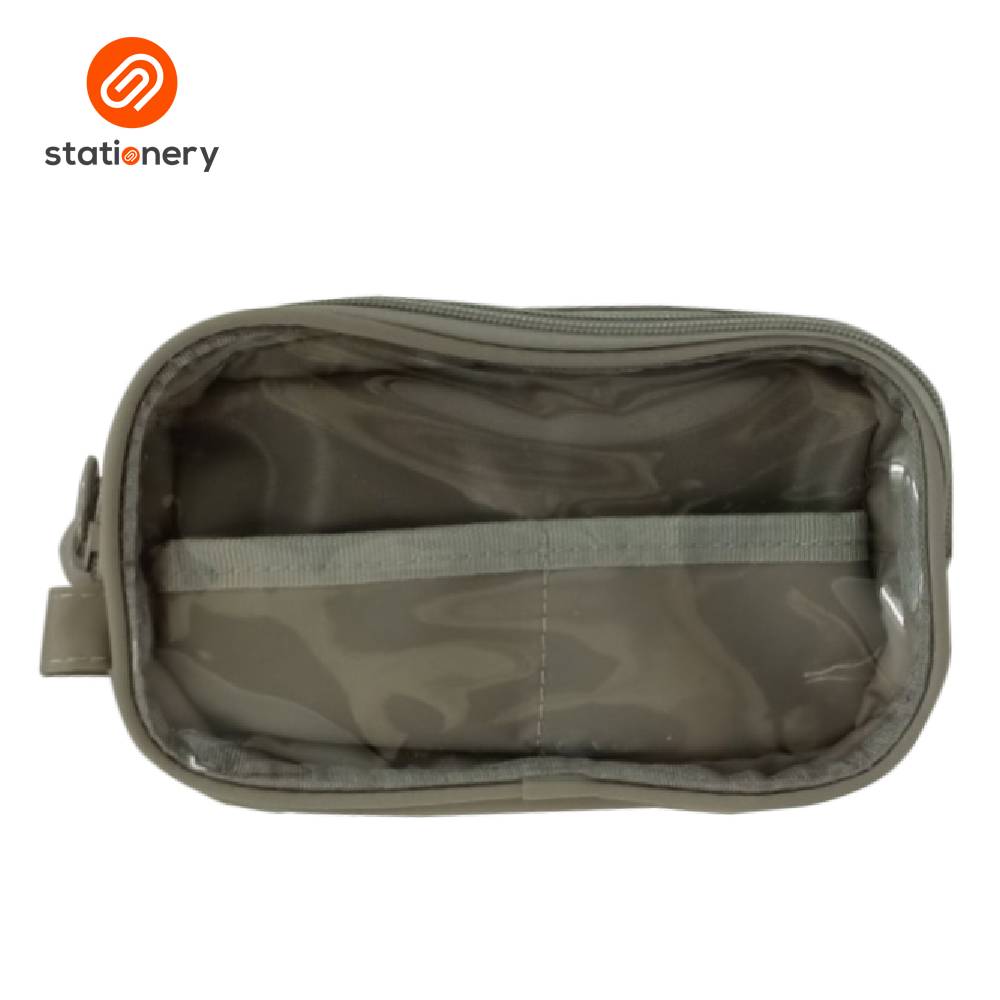 Explore Double Zipper PVC Pouch - 19x6x12cm-7