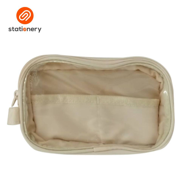 Explore Double Zipper PVC Pouch - 19x6x12cm-zoom-