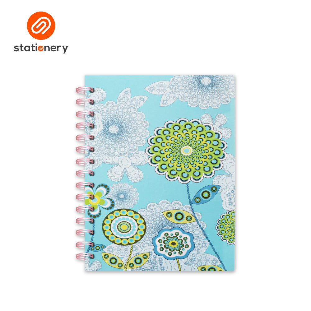 5 Subject Notebook PP with Pouch - Floral-3