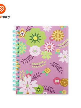 5 Subject Notebook PP with Pouch - Floral