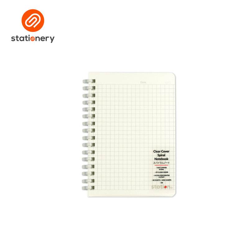 PP Clear Cover Spiral Pocket Notebook - A6-zoom-