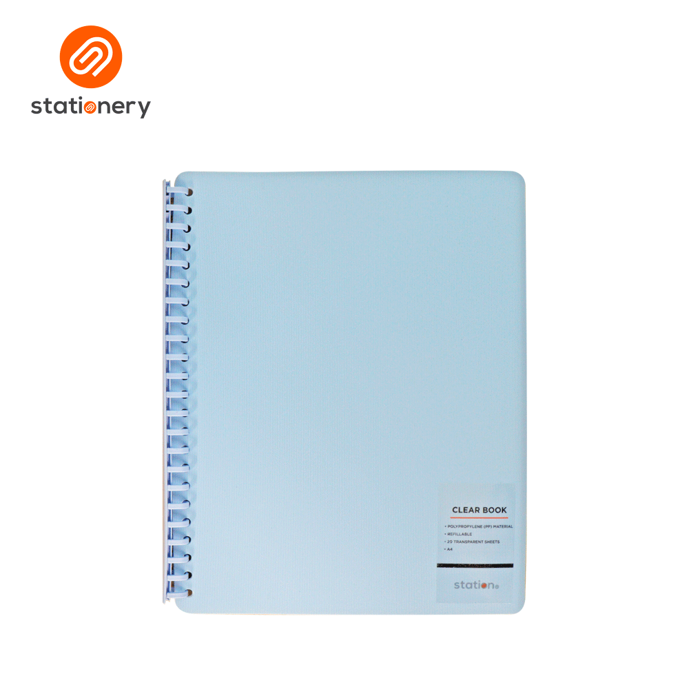 Clear Book Vertical Muted A4 - Pastel Colors-zoom-4