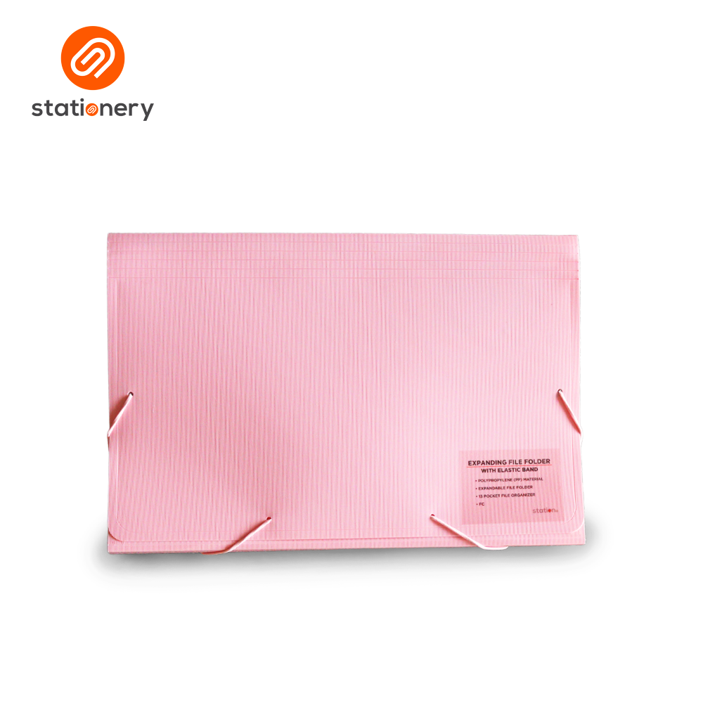 Expanding File Folder with Elastic Band - FC-1