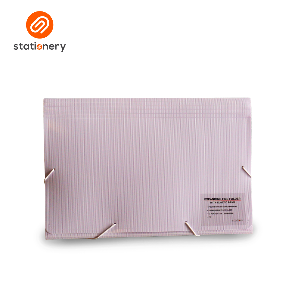 Expanding File Folder with Elastic Band - FC – SM Stationery
