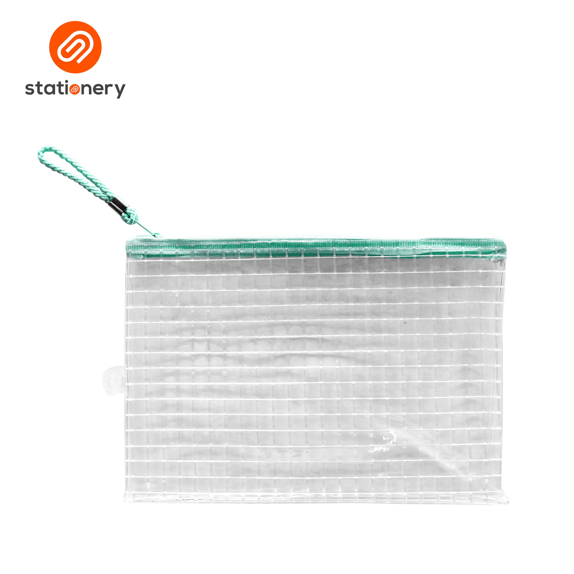Flat Checkered Pattern Pouch - 25x17cm-7