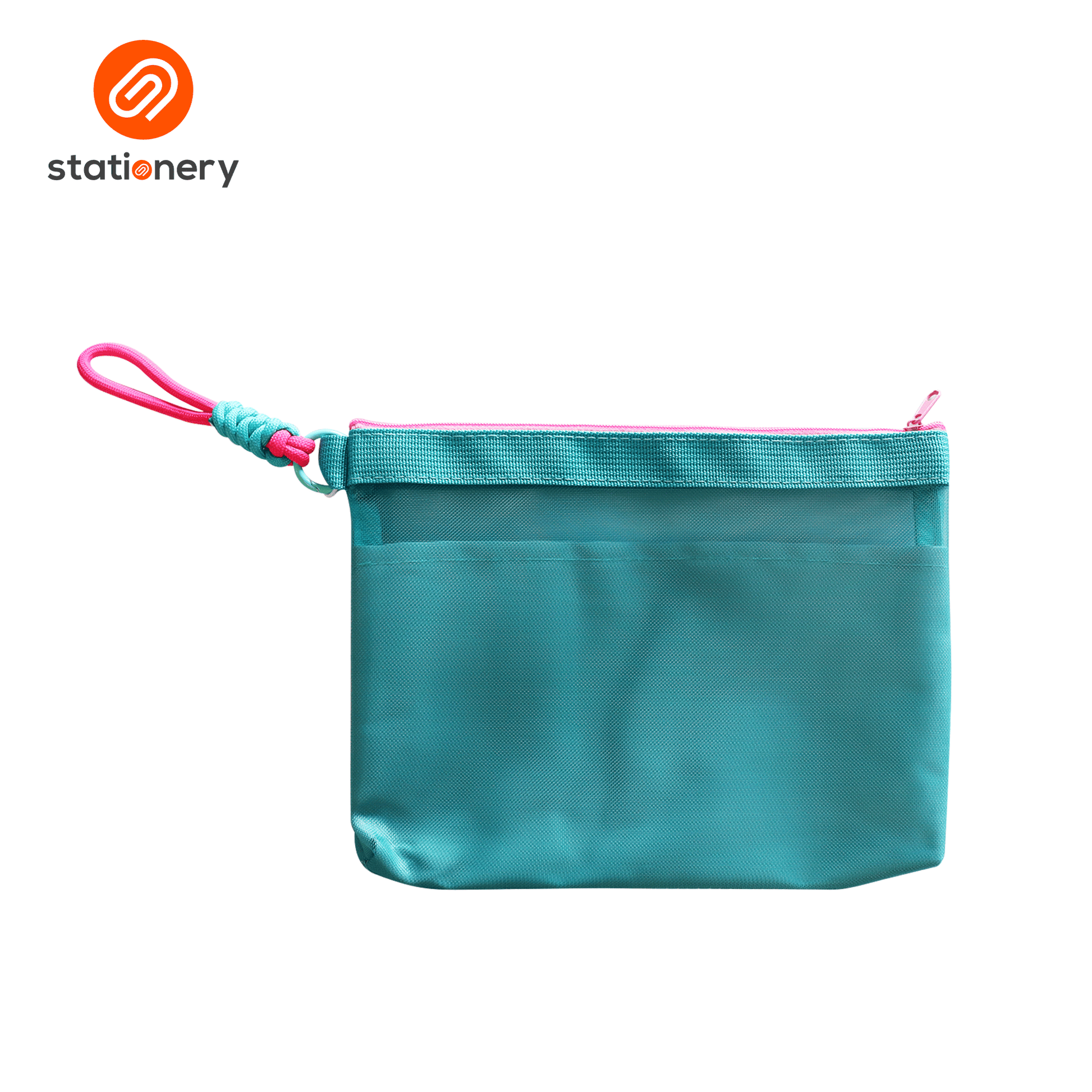 Fine Mesh Pouch with Taping - 23.5x17.5cm-4