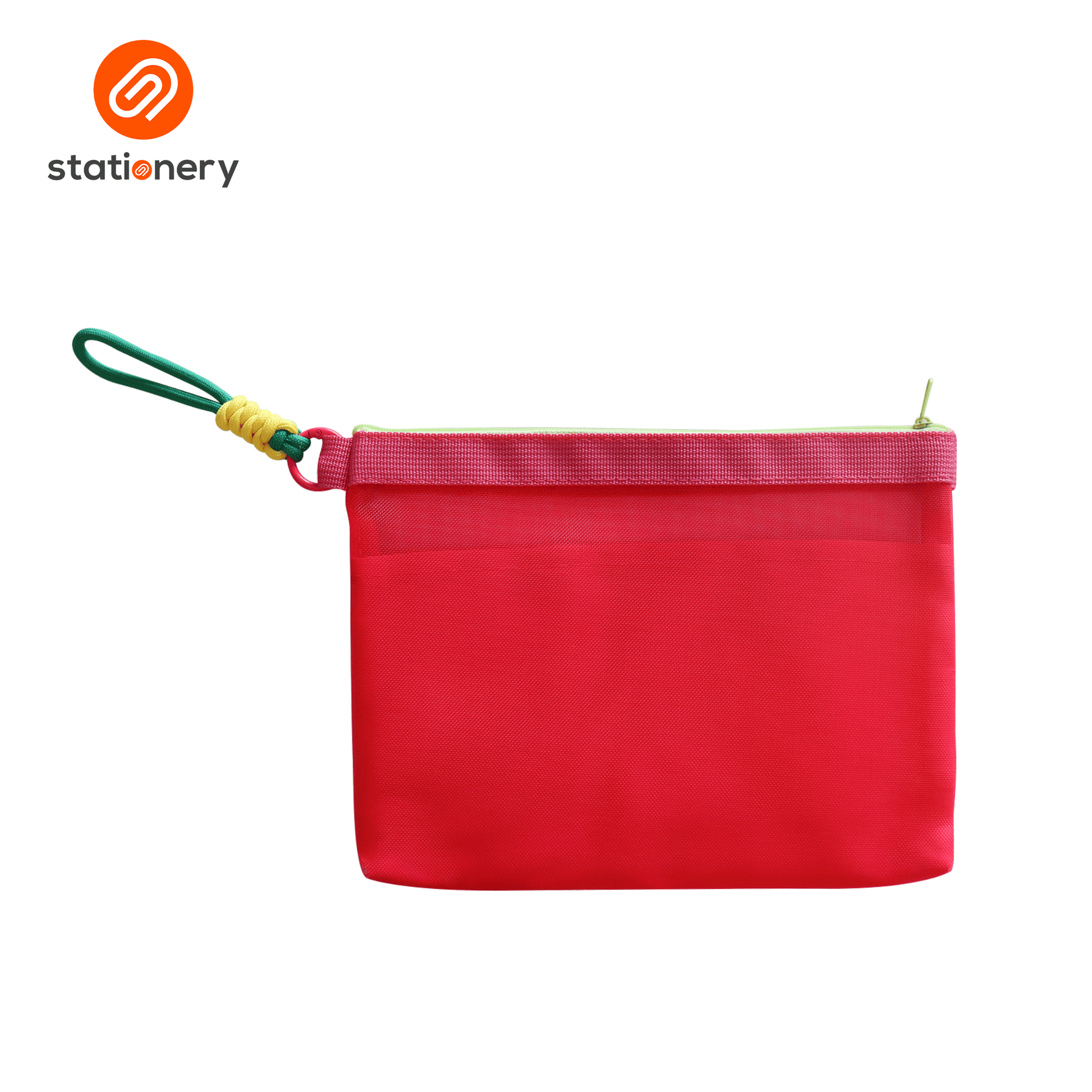 Fine Mesh Pouch with Taping - 23.5x17.5cm-5