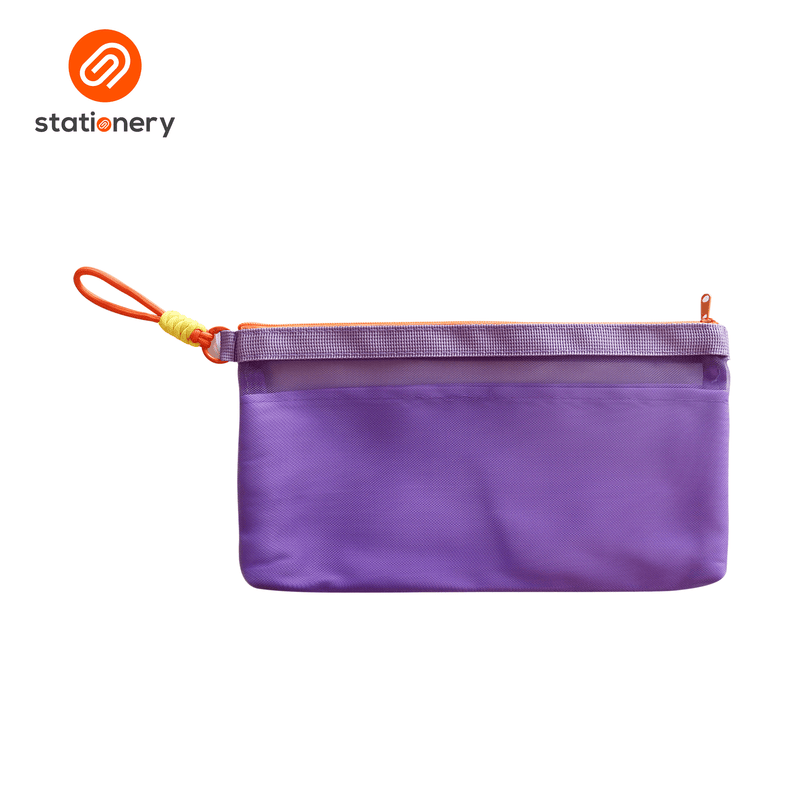 Fine Mesh Pen Case with Taping - 21x11.5cm-zoom-
