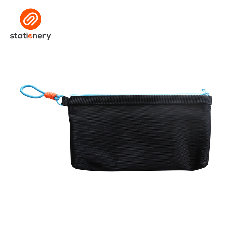 Fine Mesh Pen Case with Taping - 21x11.5cm-zoom-