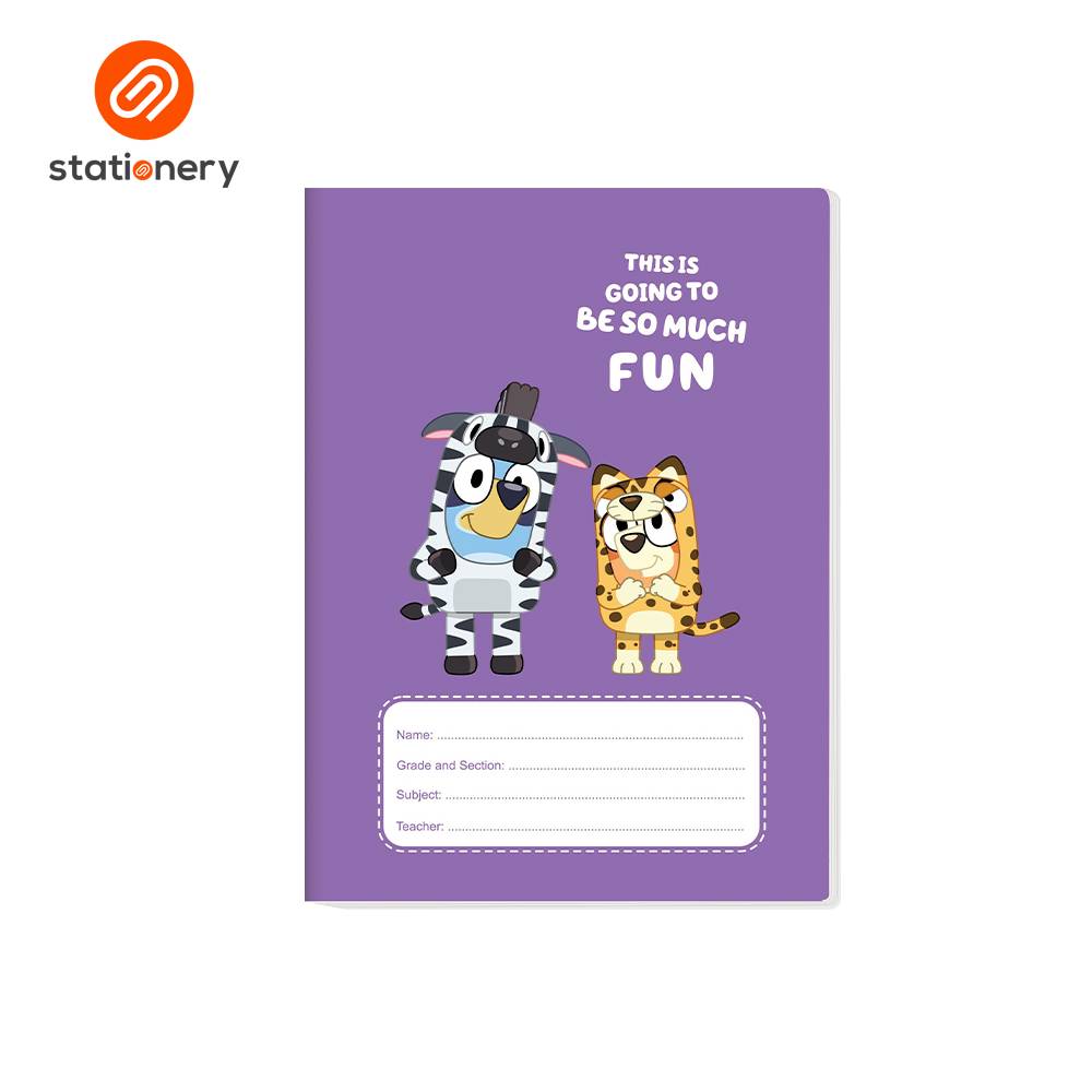 Advance Bluey Writing Notebook 80lvs Pack of 8-4