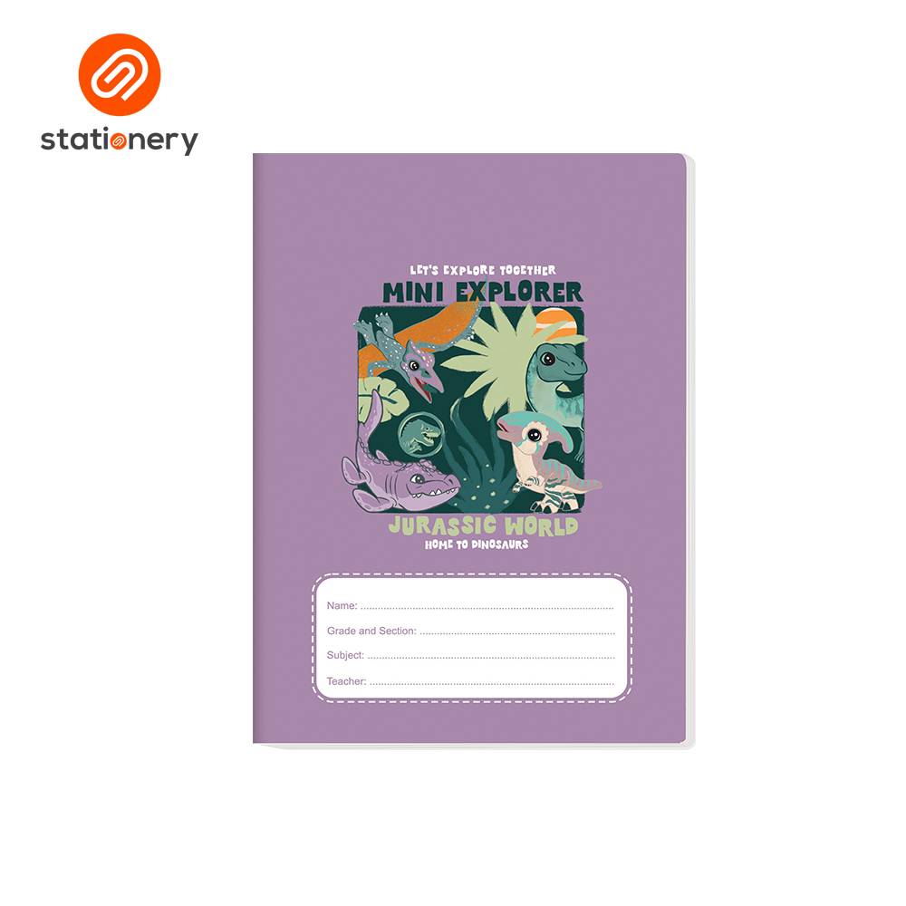Advance Jurassic Writing Notebook 80lvs Pack of 8-zoom-6