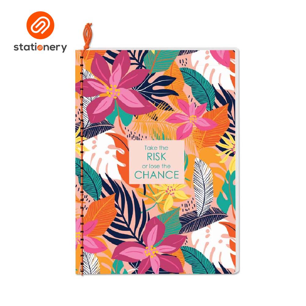 Advance Falcon Florals Yarn Notebook 80lvs Pack of 8-9