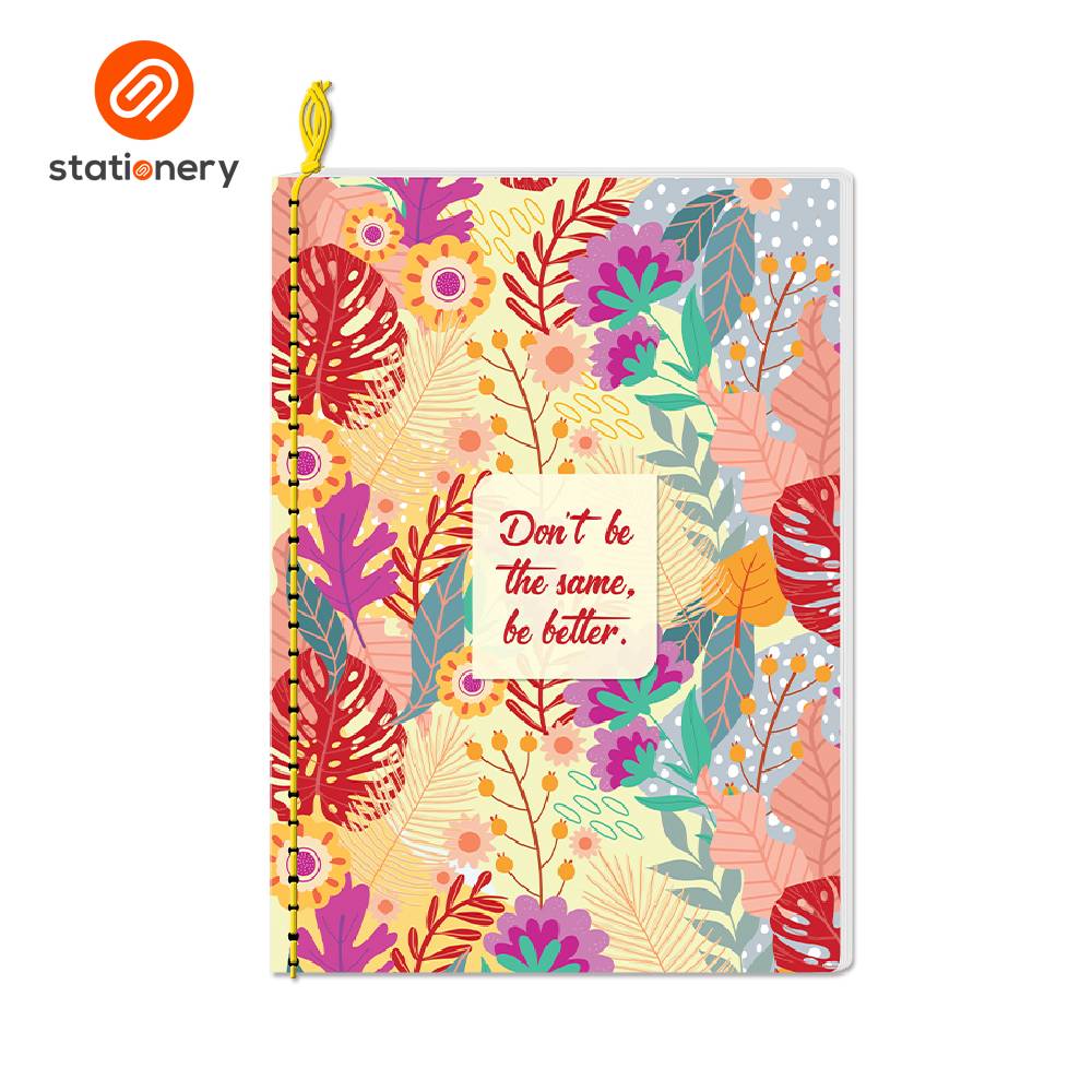 Advance Falcon Florals Yarn Notebook 80lvs Pack of 8-zoom-4