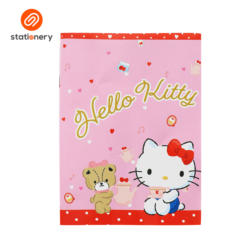 Hello Kitty Writing Notebook 80lvs Pack of 8-zoom-