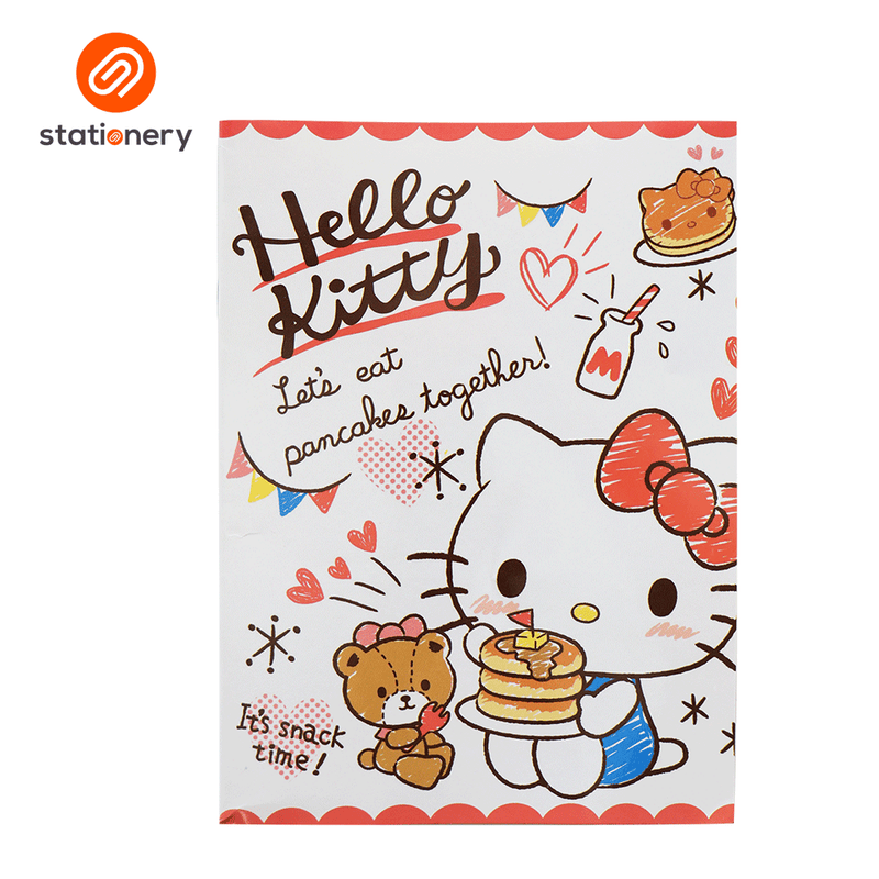 Hello Kitty Writing Notebook 80lvs Pack of 8-zoom-