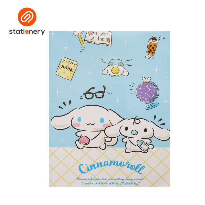 Cinnamoroll Writing Notebook 80lvs Pack of 8-zoom-