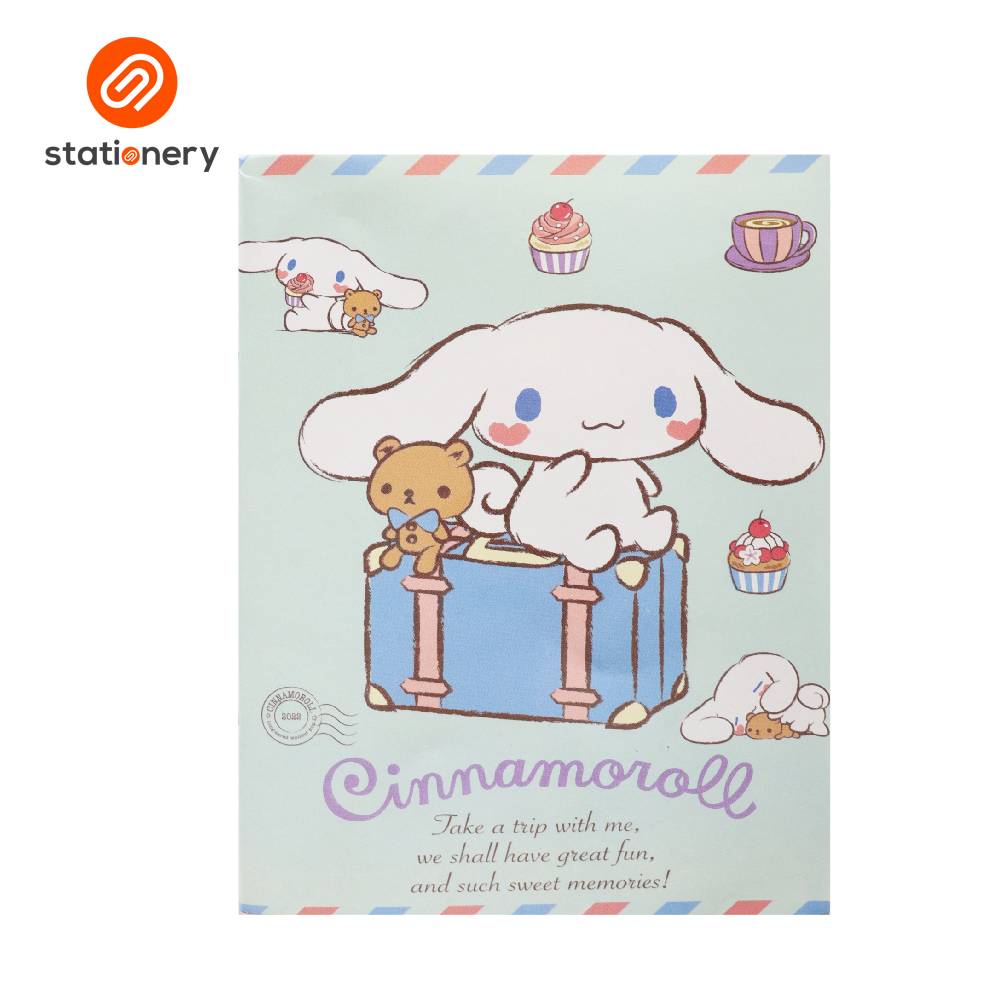 Cinnamoroll Writing Notebook 80lvs Pack of 8-zoom-8