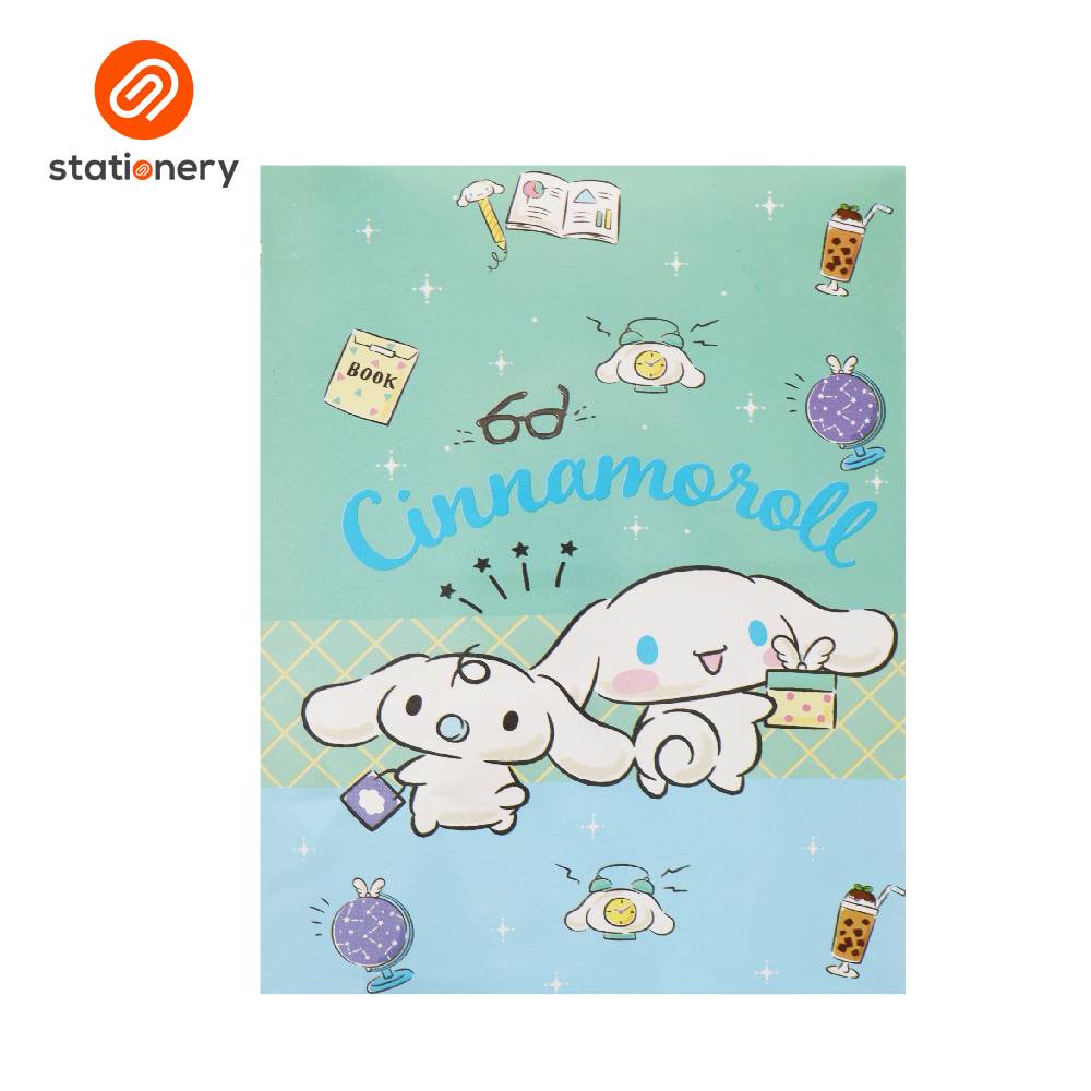 Cinnamoroll Writing Notebook 80lvs Pack of 8-10