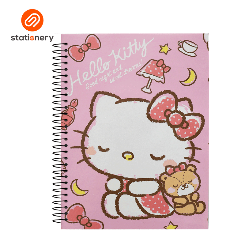 Hello Kitty Spiral Notebook 80lvs Pack of 8-zoom-