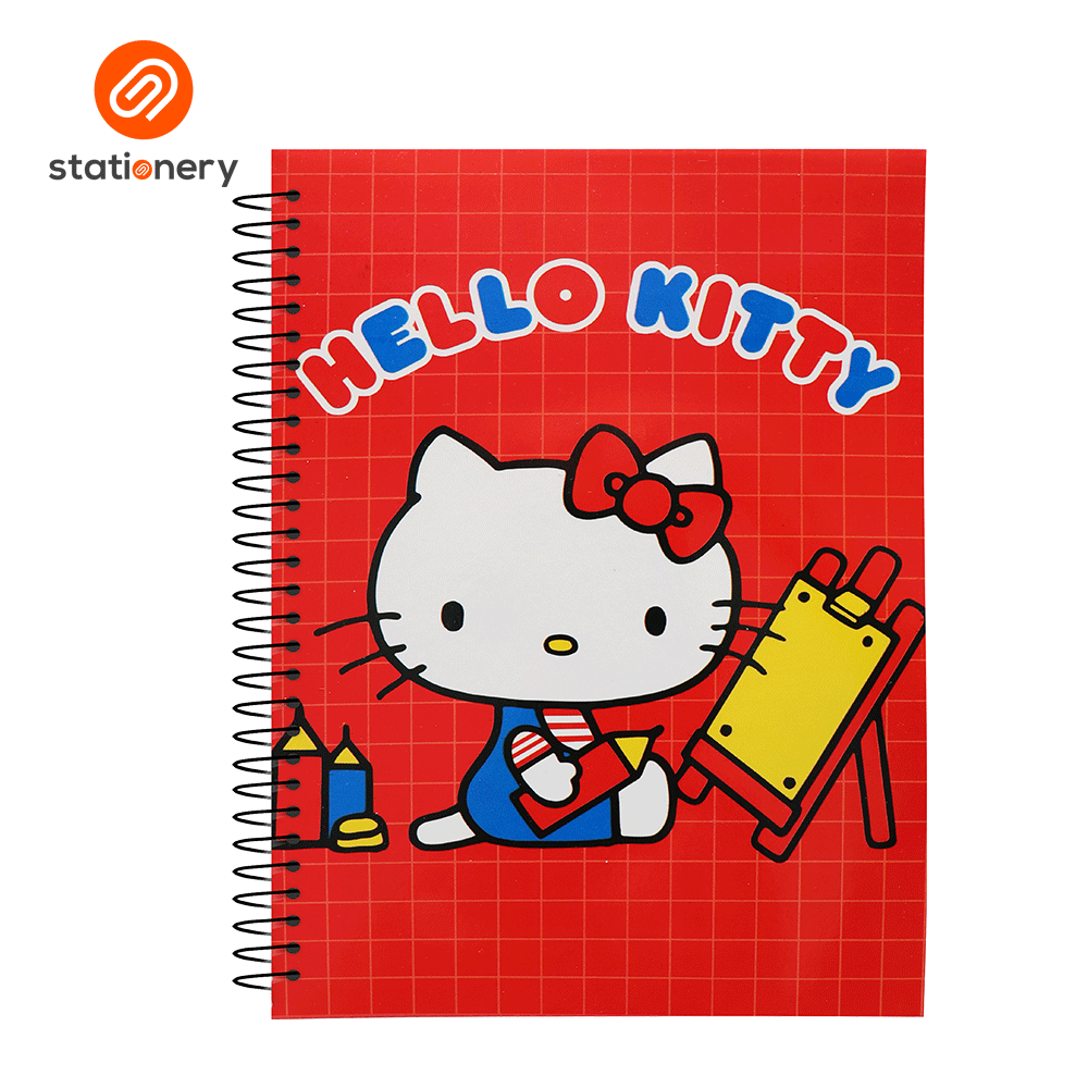 Hello Kitty Spiral Notebook 80lvs Pack of 8-zoom-9