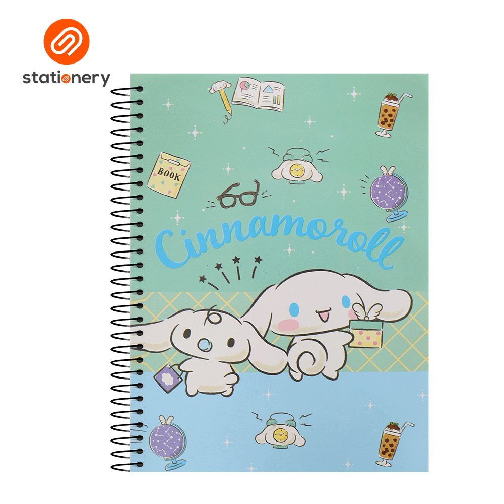 Cinnamoroll Spiral Notebook 80lvs Pack of 8-zoom-4