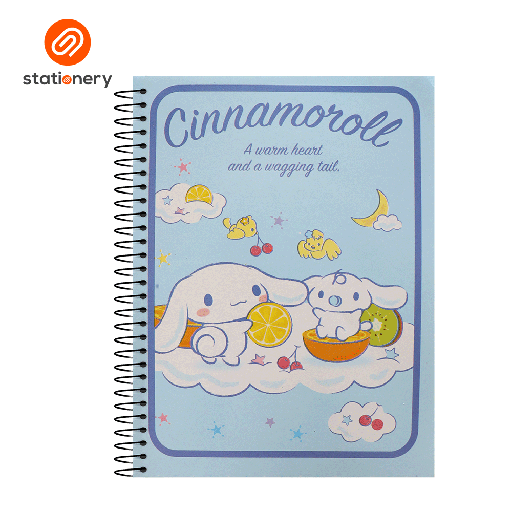 Cinnamoroll Spiral Notebook 80lvs Pack of 8-6