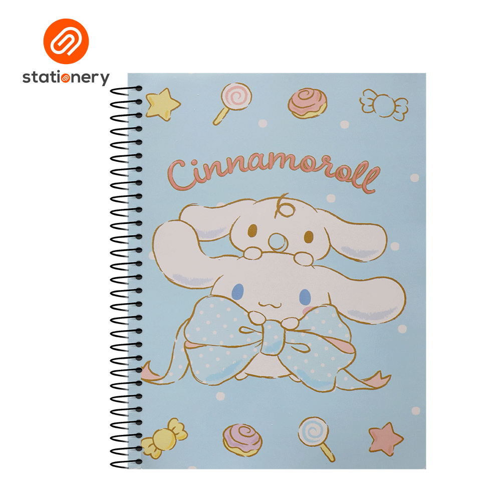 Cinnamoroll Spiral Notebook 80lvs Pack of 8-7