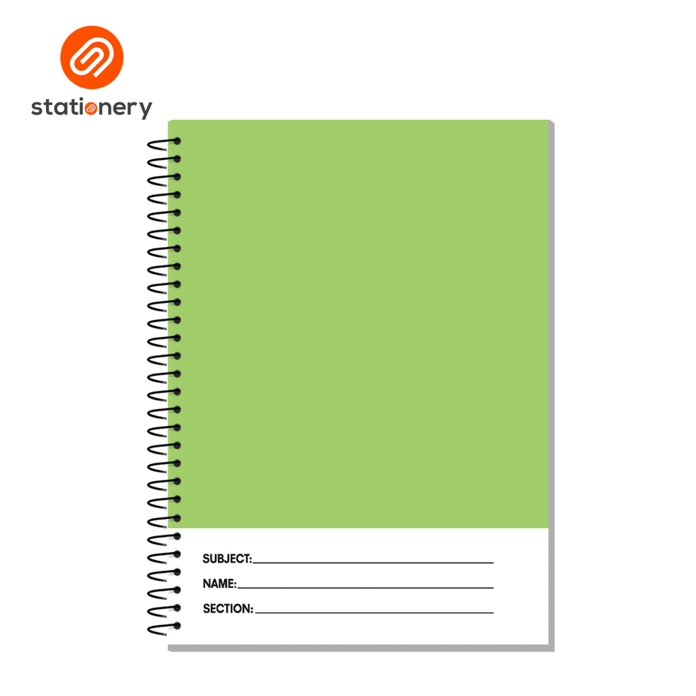 Pastel Colors Spiral Notebook 80lvs Pack of 5-15