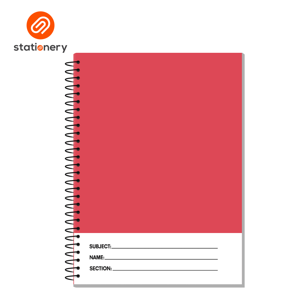 Pastel Colors Spiral Notebook 80lvs Pack of 5-18