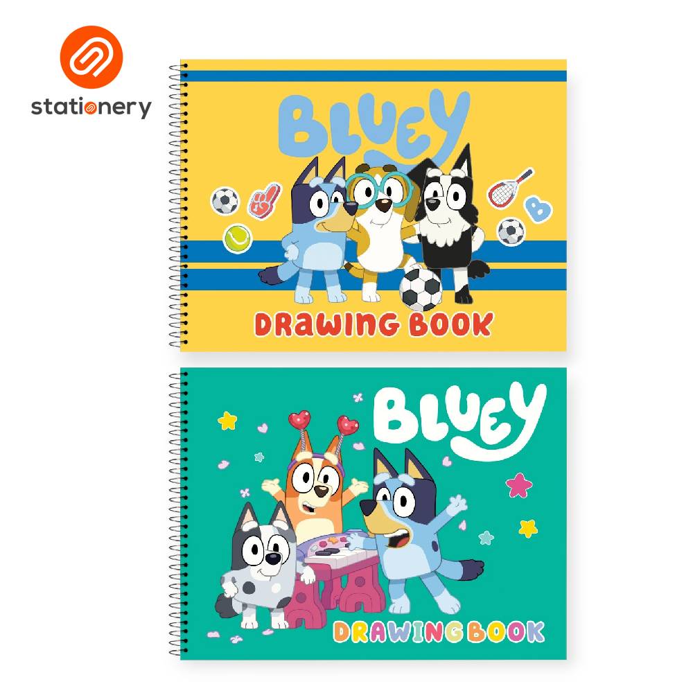 Advance Bluey Drawing Book 40lvs Pack of 3 - 9x12"-1