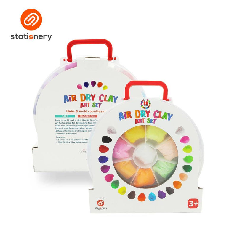 Air Dry Clay Art Set 20 Colors-zoom-
