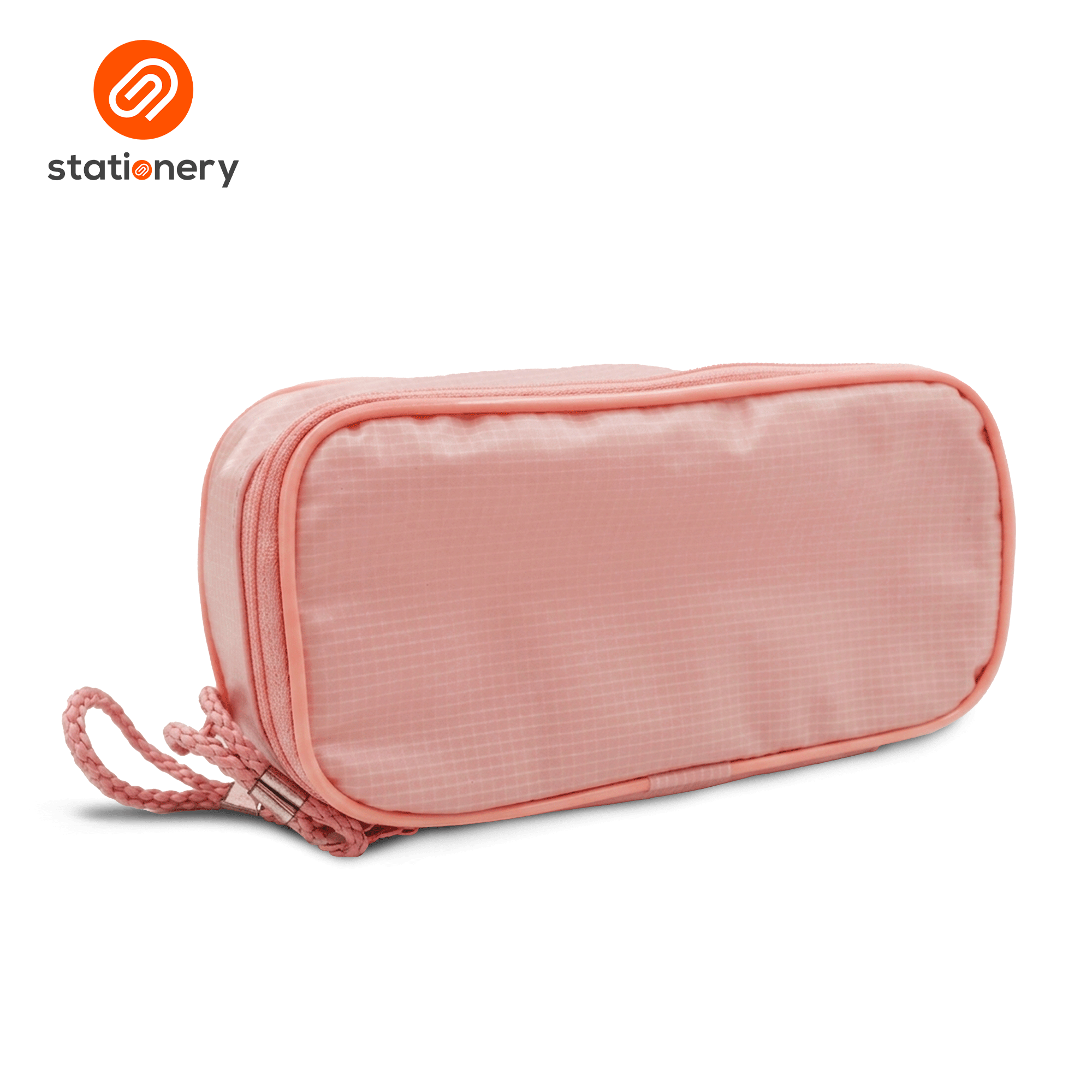 Rectangle Checkered Colored PVC Pouch-zoom-2