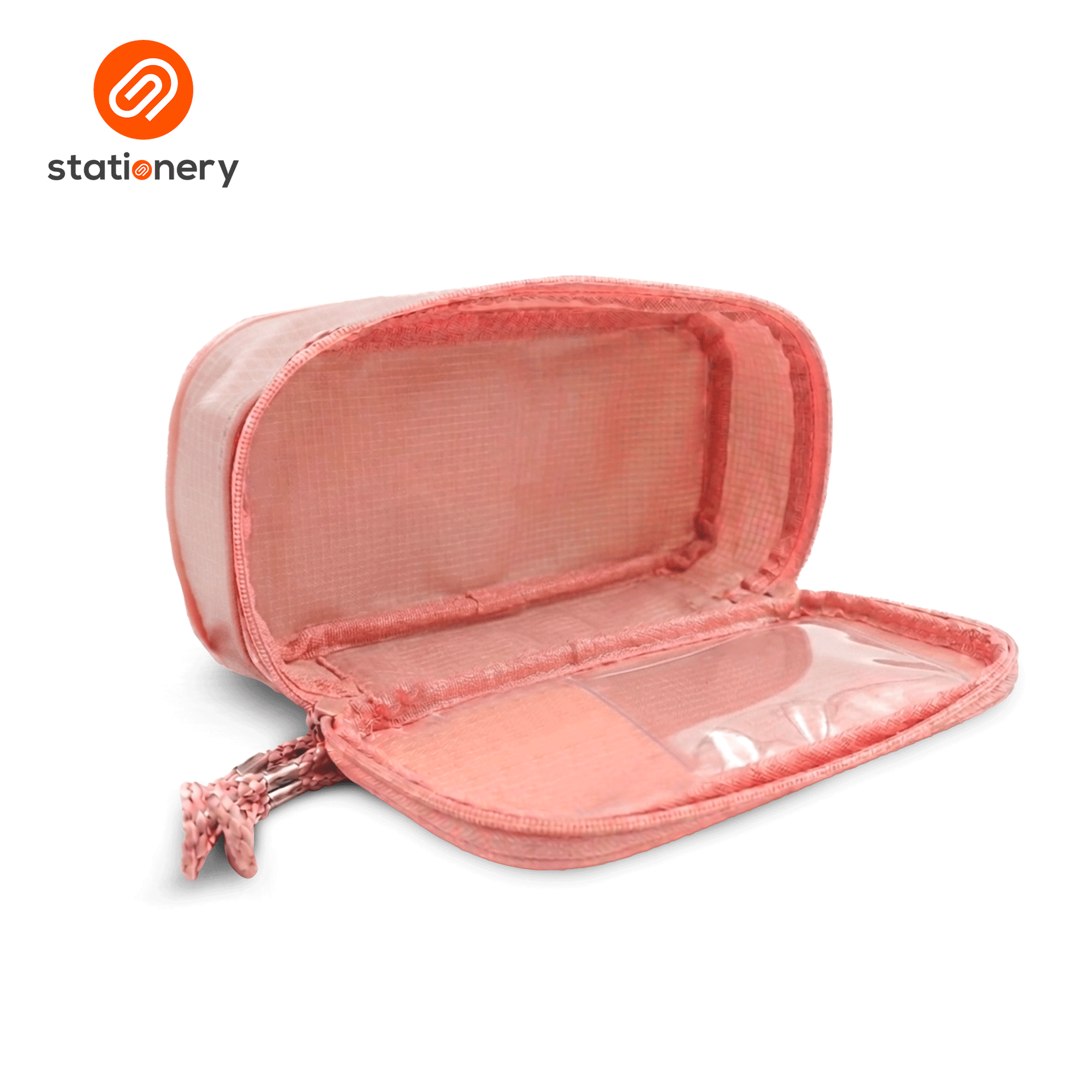 Rectangle Checkered Colored PVC Pouch-3