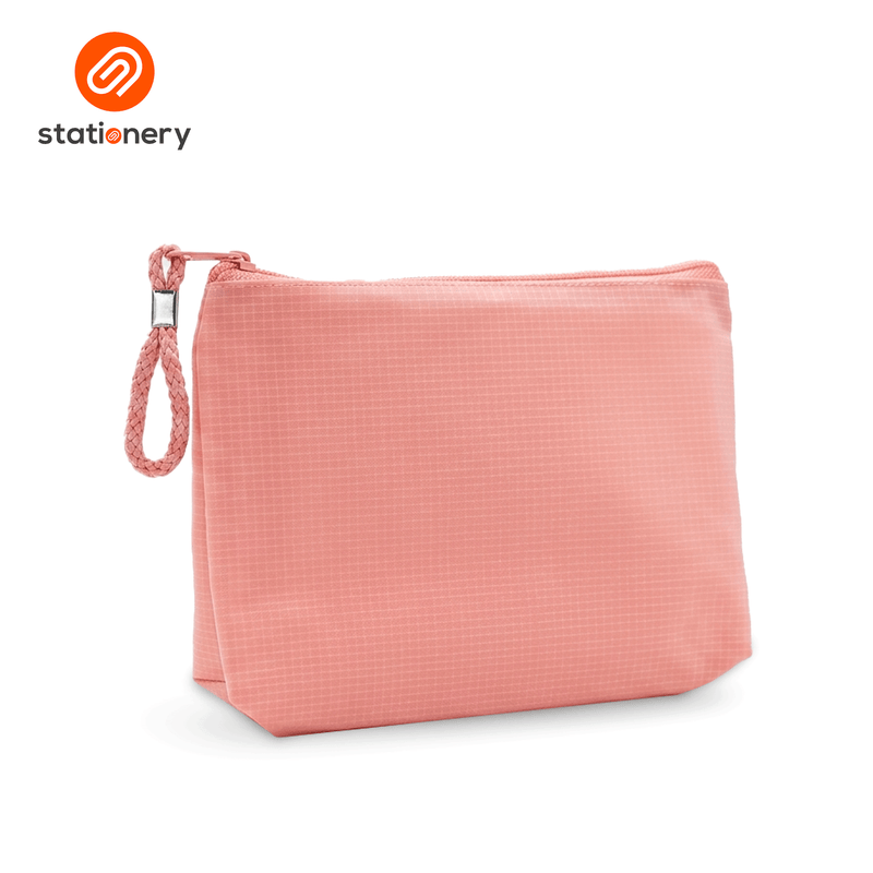 Triangle Checkered Colored PVC Pouch - 21x6x15cm-zoom-
