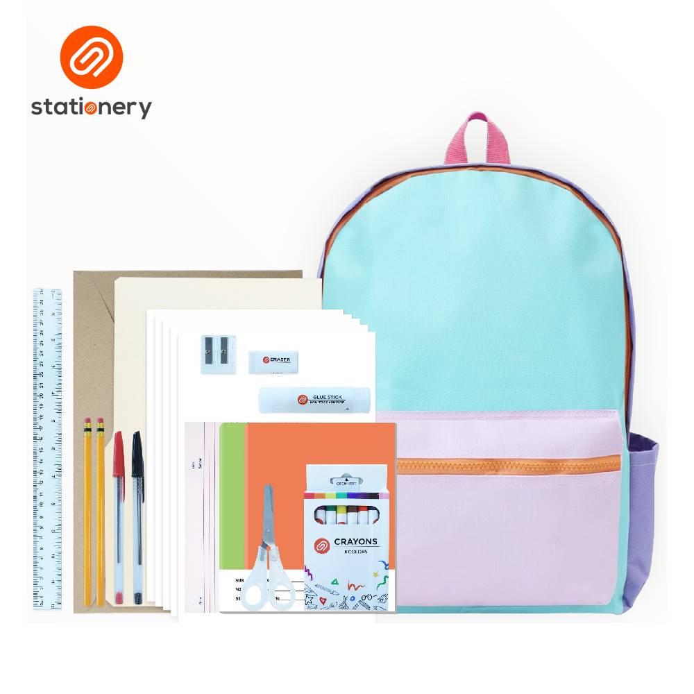 School Backpack with Free School Supplies for Grade 1 - Assorted-10