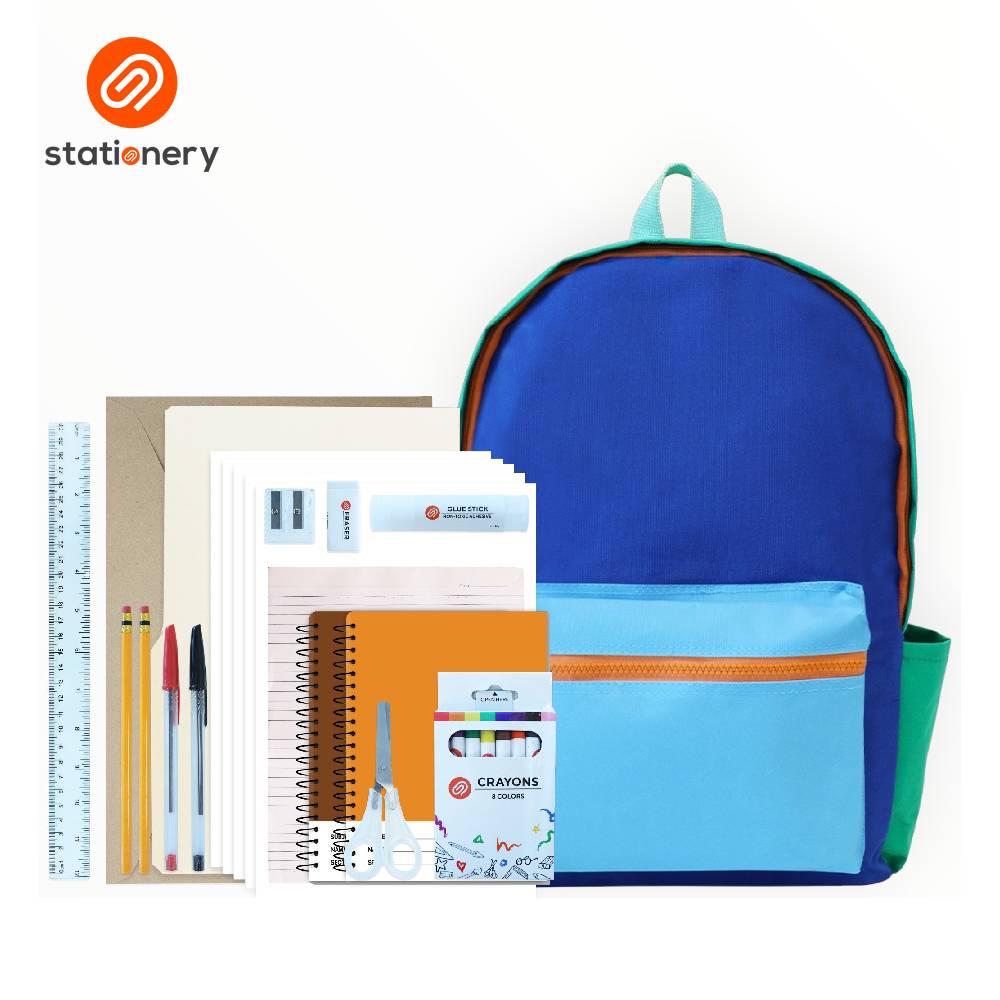 School Backpack with Free School Supplies for Grade 5 to HS - Assorted-10