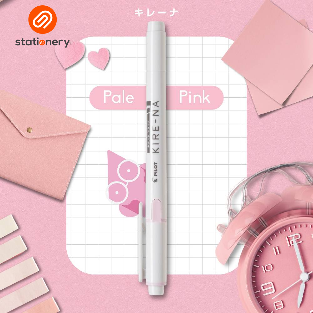Pilot Kire-Na Dual Tip Highlighter - Pale Colors